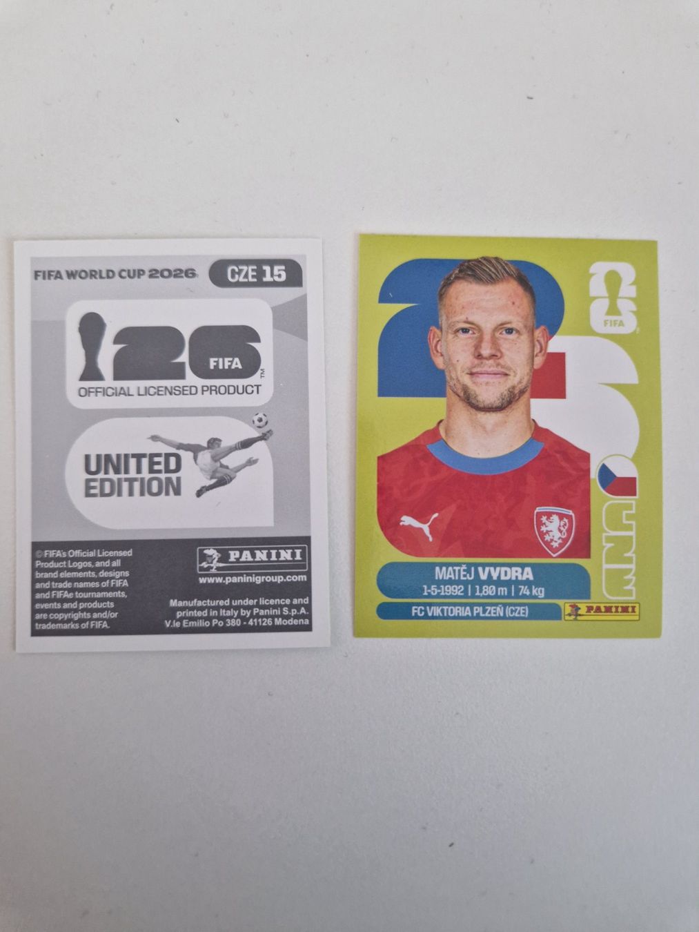 Panini Cartes à collectionner: Panini Sticker CZE15 – Neuf (Voir description) à Stüsslingen par white_angel86