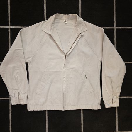 Veste vintage Lee Cooper écru 1970 zip Éclair workwear