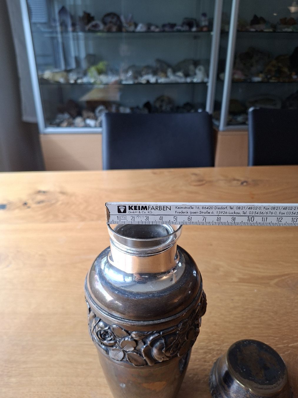 Vasi & Recipienti: Jugendstil Blumenvase mit Rosenmuster, versilbert – Usato da Kreuzlingen venduto da jbu_82 8