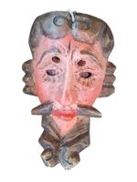 Maske Schnitzerei 19. Jahrhundert
