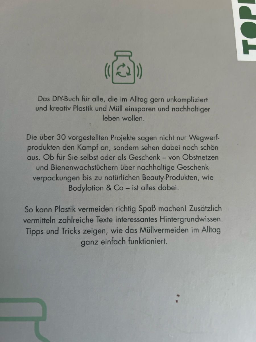 Libri: Zero Waste - Do it Yourself – Nuovo (secondo la descrizione) da Goldach venduto da aylight 2