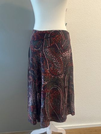 Jupe mit Paisley-Muster 45 % Seide von Vannesa Bruno Gr.38
