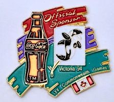 EXKLUSIV  seltener Coca-Cola Pin  (01)