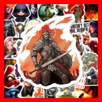 Elden Ring Ritter Knight Burg Schwert Game 50 tlg Stickerset