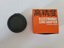 Electronic Lens Adapter 43–M43 mit Deckeln #15