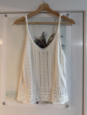 Top von Only, Strick weiss Grösse M