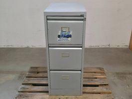 Metall Büro Aktenschrank, 3 Schubladen