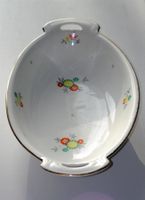 Alte ovale Schale Früchteschale Bavaria Goldrand