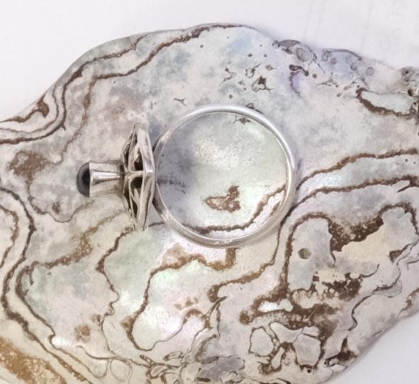 Anelli: Silberring Onyx Vintage – Usato da Zürich venduto da Melody2000 3