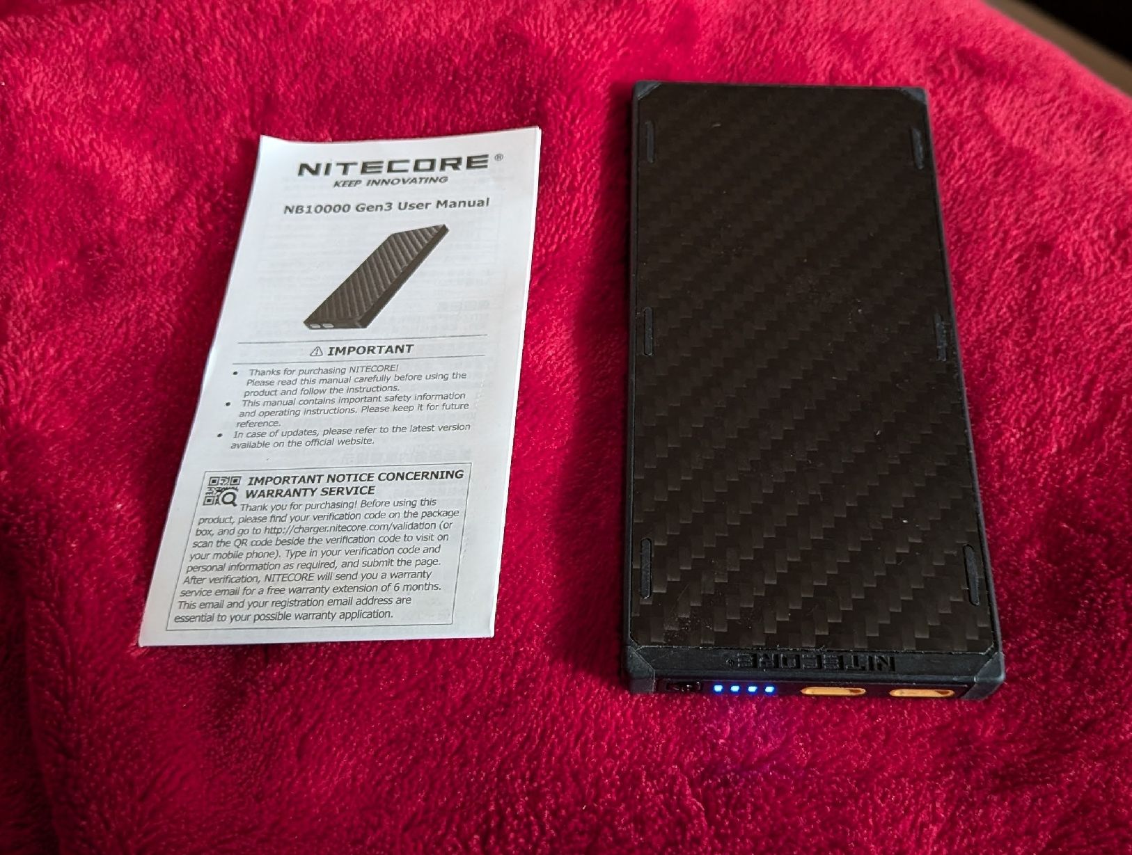 NiteCore Akkus: Nitecore NB10000 Gen3 - Defekt – Defekt aus Chevenez von cla_7zq5