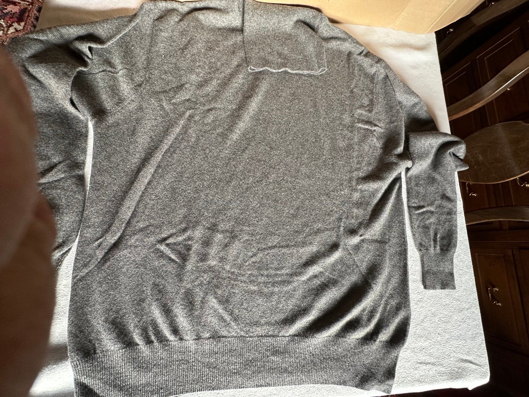 Pulls & Sweat-shirts: Pull Cashmere col roulé gris – D'occasion à Ste-Croix par mjmg