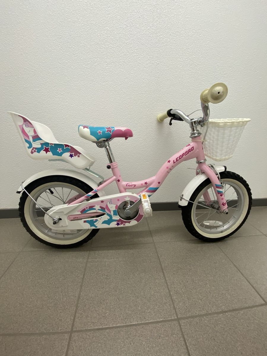 Leopard Biciclette: Bicicletta Leopard Fairy 14 rosa – Usato da Arbedo venduto da gregmccooper 1