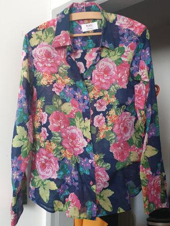 Milano Italy neue Baumwollbluse Ital. Gr. 44