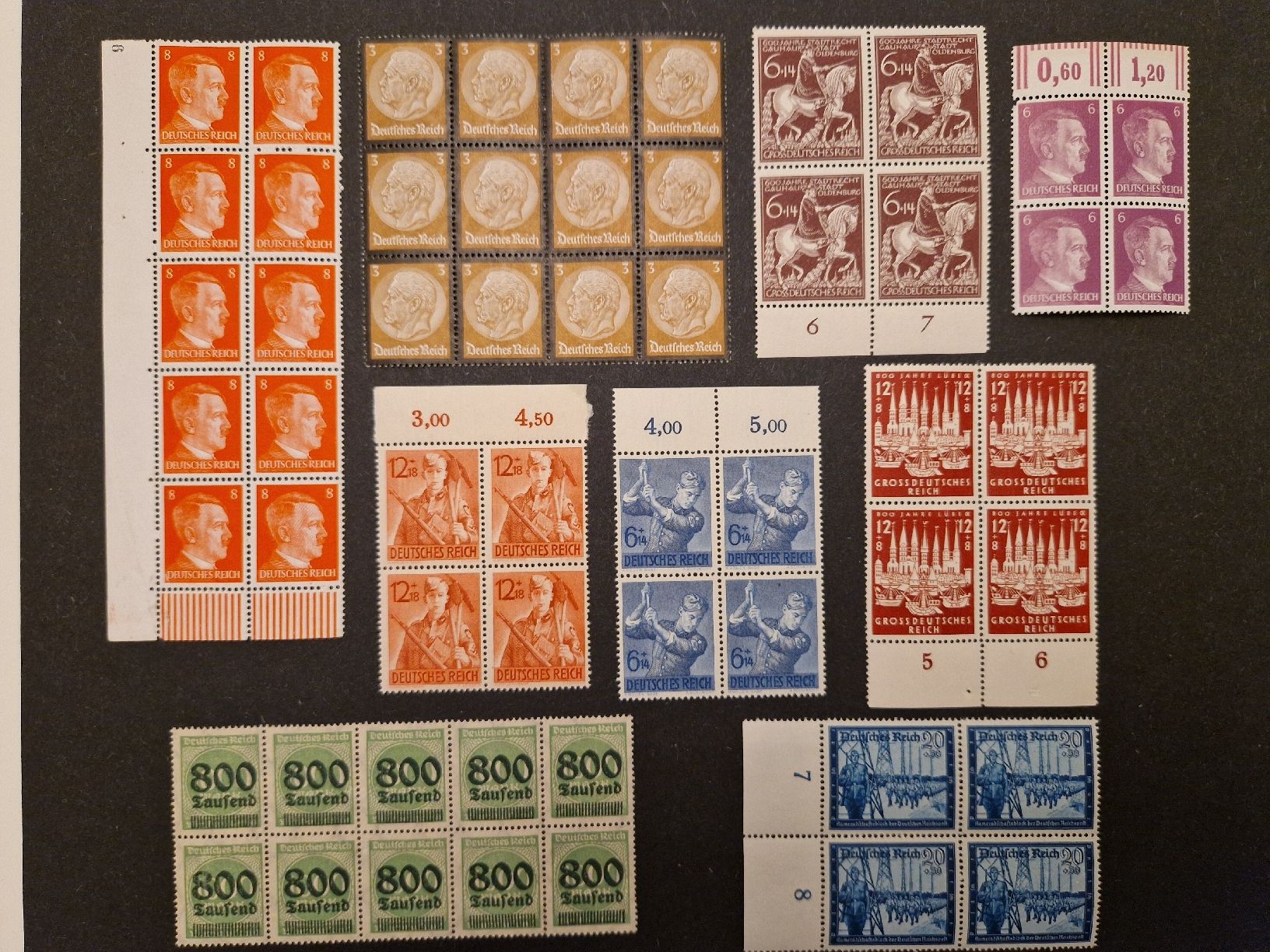Alle Briefmarken: Deutsches Reich Briefmarken Block Blöcke postfrisch – Neu (gemäss Beschreibung) aus St. Gallen von Enrico_SG