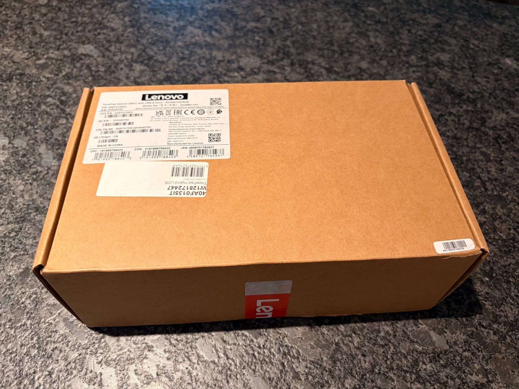 Lenovo Docking station: Lenovo ThinkPad Hybrid USB-C / USB-A Dockingstation – Nuovo e nell'imballaggio originale da Wolfhausen venduto da FairChoice 1