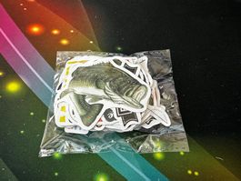 Angler , Fischer Stickers I50 Stk.I Wasserdicht