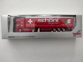 Scania R TL GaPl-Sattelzug "SCHÖNI CH" von Herpa 1/87