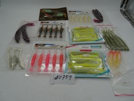 Gummifische für Hecht, Forelle, Zander und Egli (NEU!)