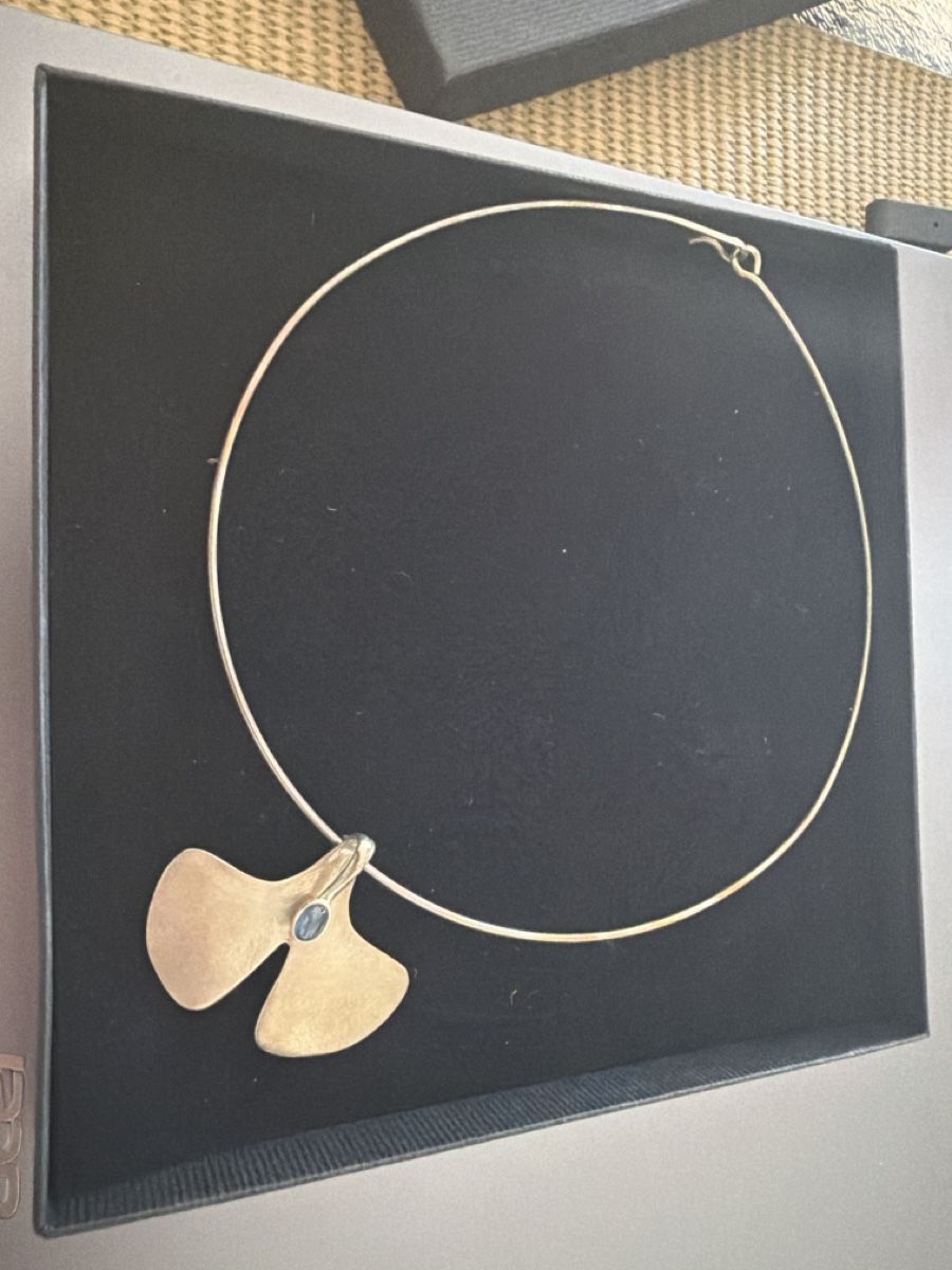 Catenine: Paul Wunderlich Halsschmuck Ginko Blatt Silber  – Nuovo (secondo la descrizione) da Solothurn venduto da Rginger12