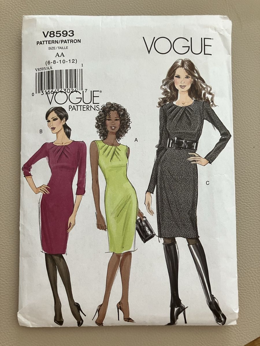 Cartamodelli: Vogue Schnittmuster V8593 – Nuovo e nell'imballaggio originale da Bern venduto da paulettina