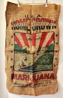 Vintage Marijuana Jute-Sack