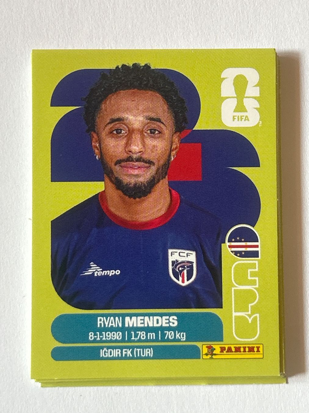 Panini Cartes à collectionner: Panini WM 2026 Sticker - Mendes CPV 17 – Neuf (Voir description) à Troistorrents par sim_d75d