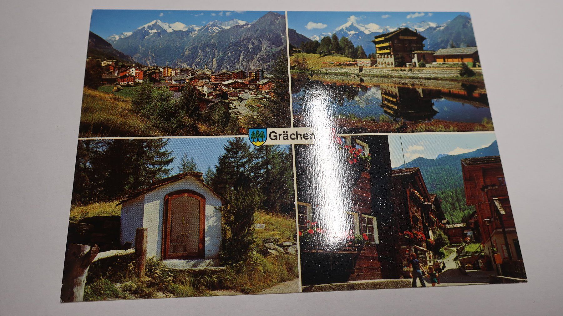 Cartoline postali: Grächen Multivues  1985 – Usato da Cormoret venduto da Pascalll2001 1