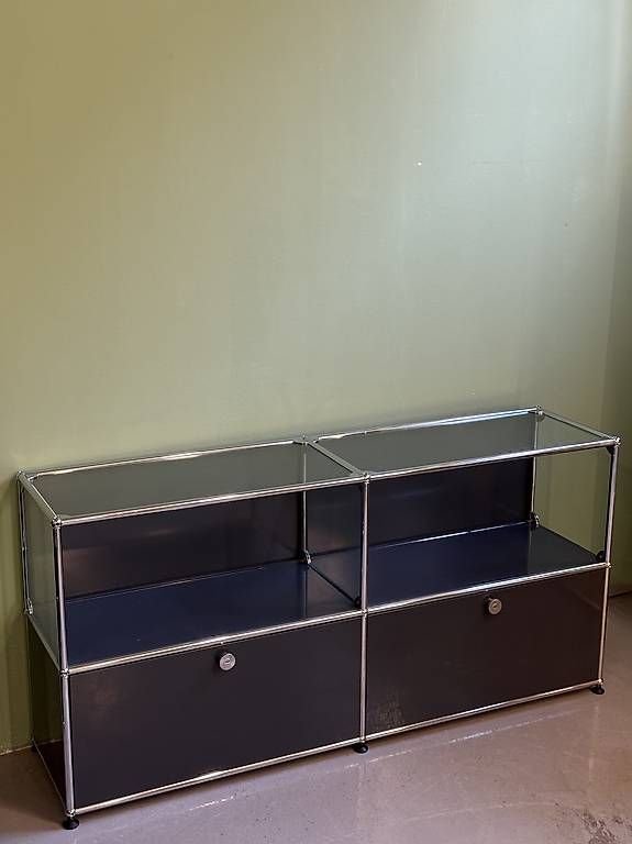 Regale: USM Haller Sideboard Anthrazit- – Gebraucht aus Glattbrugg von q-aderdesign