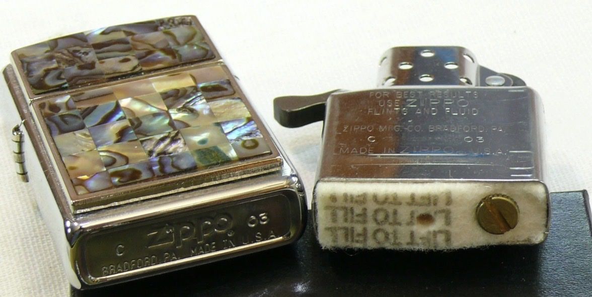 Zippo Accendini: Zippo Perlmut – Nuovo e nell'imballaggio originale da Luzern venduto da Bolle2012 3
