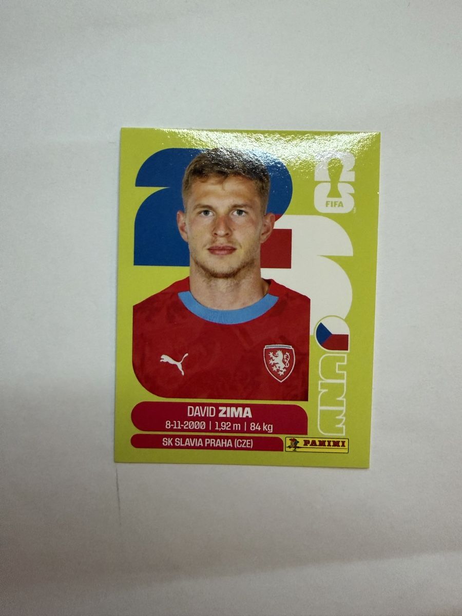 Panini Cartes à collectionner: Panini FIFA DAVID ZIMA, CZE 8 – Neuf (Voir description) à Benglen par Belen.abr