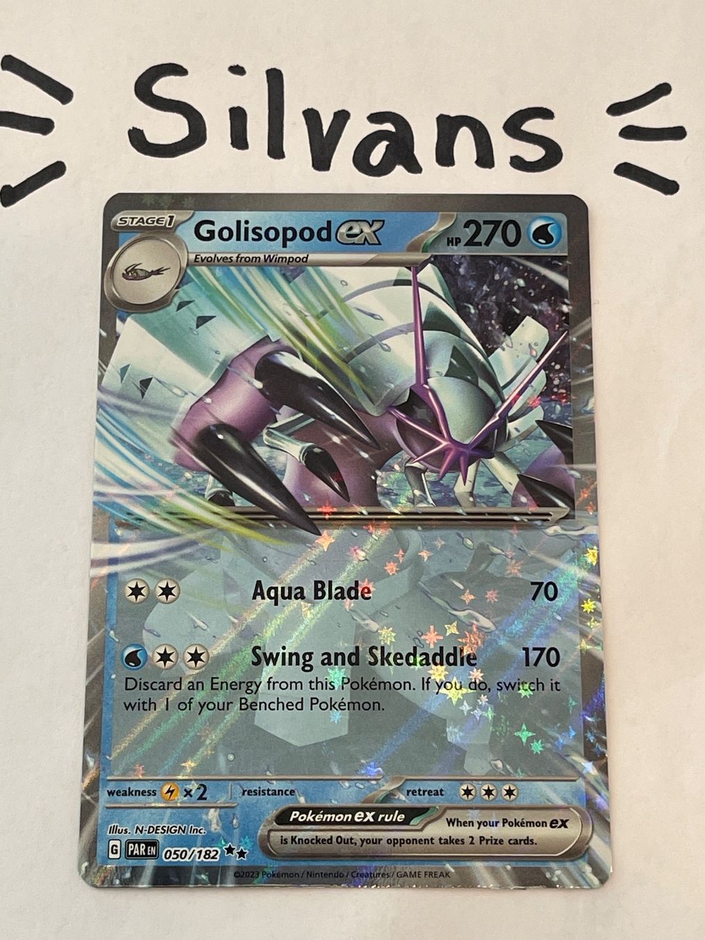 Pokémon Carte collezionabili: Golusopod ex 050/182 Paradox Rift Englisch – Nuovo (secondo la descrizione) da Wil SG venduto da Silvans