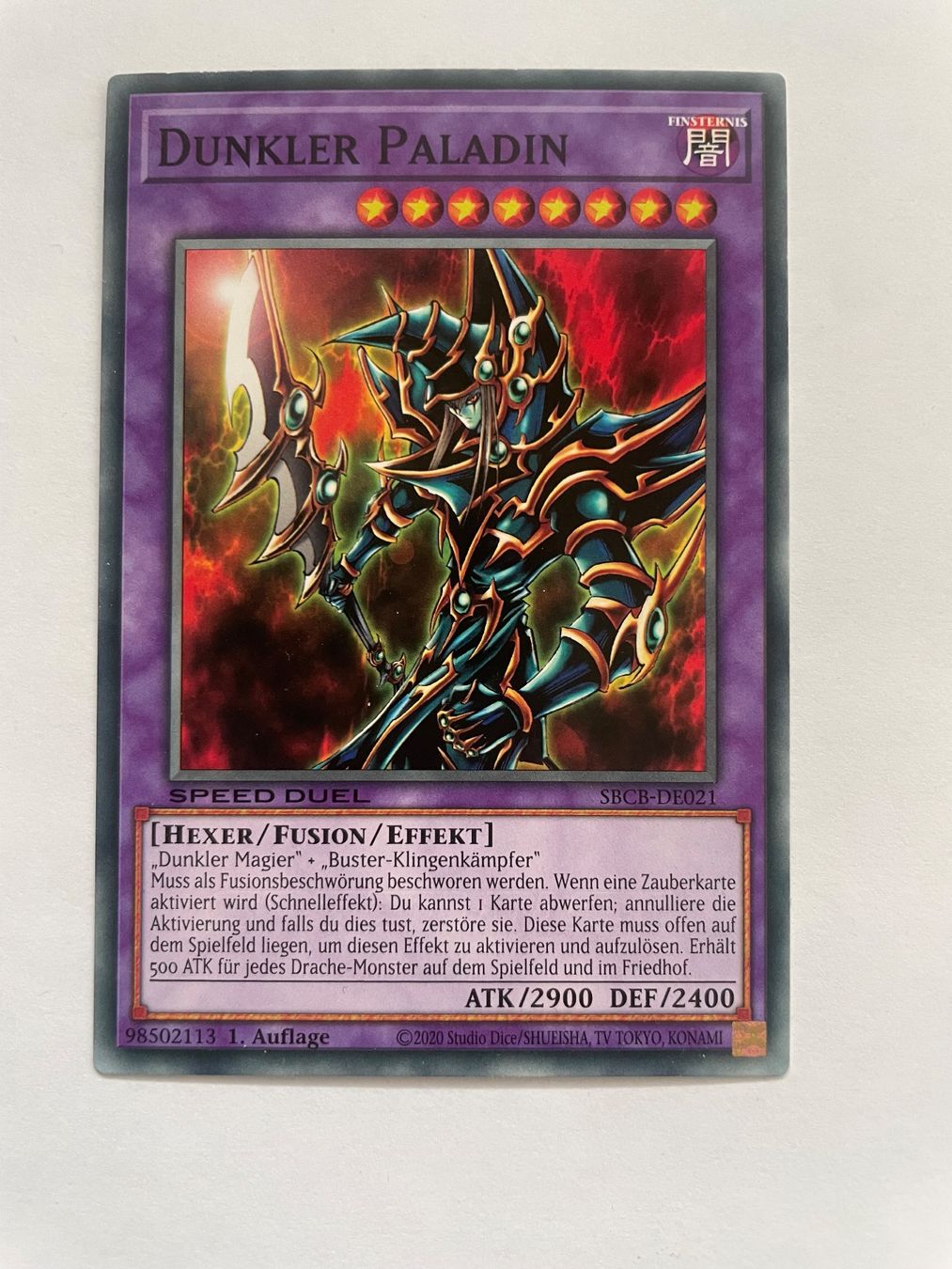 Yugioh Carte collezionabili: YuGiOh Dunkler Paladin – Usato da Altstätten SG venduto da ChangeMaker