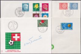 1955-2001 Sammlung LUXUS-Ersttagsbriefe adresslos in 8 Alben