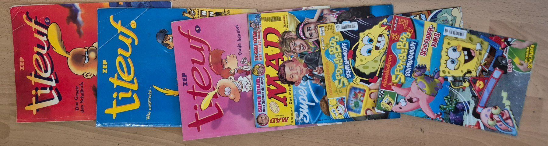 Comics: Titeuf SpongeBob MAD Comic Sammlung – Gebraucht aus Wettingen von tim_cr72
