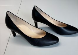 Pumps Högl schwarz Leder Grösse 4.5 - neuwertig