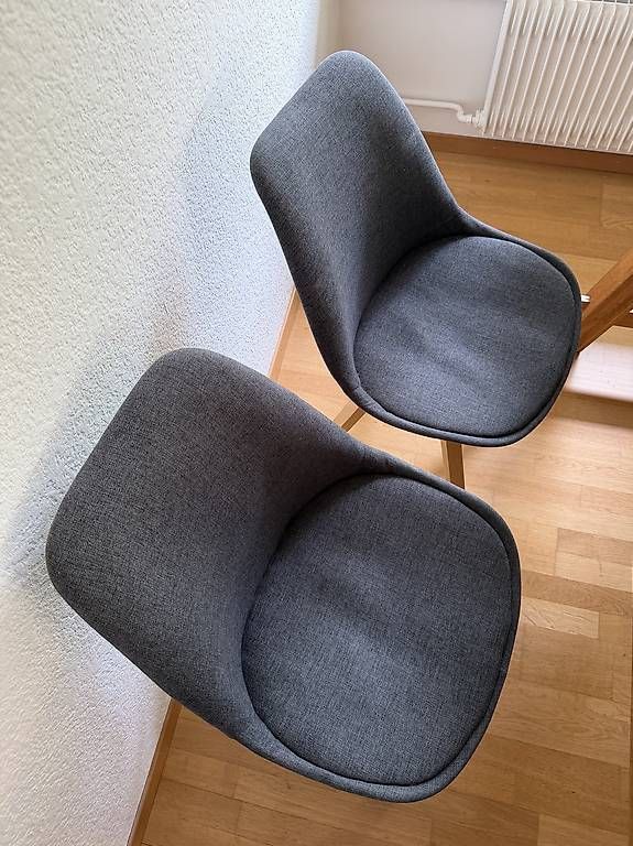 Sedie: Esszimmer-Stühle 4 Stk. grau/anthrazit – Usato da Bern venduto da gregnenn 2