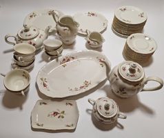 Kaffeeservice Bavaria Elfenbein Moosrose