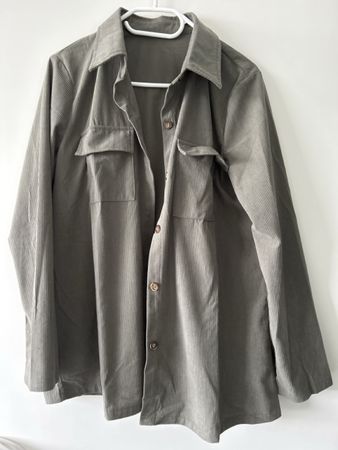 Cordhemd, Grösse L, khaki