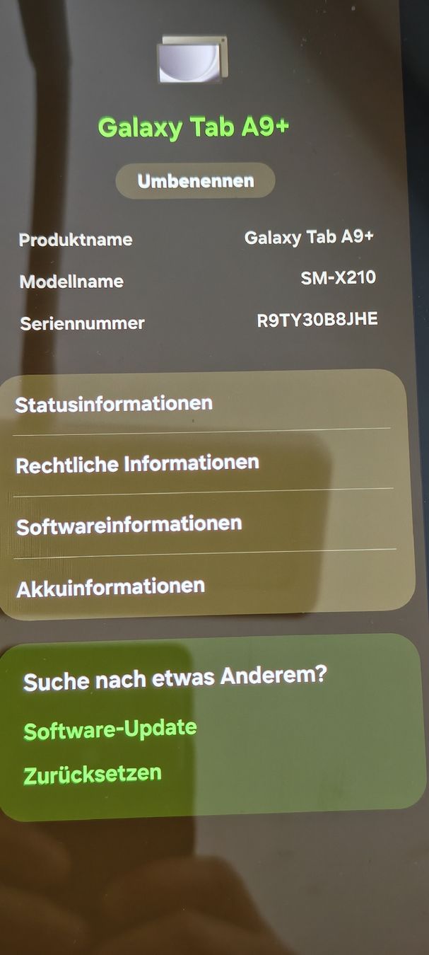 Samsung Tablet PC: Samsung Galaxy Tab A9+ SM-X210 – Usato da Langnau i. E. venduto da m.du 4
