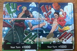 One Piece DON!! CARD Set, Luffy Zorro OP 17 Pre -Release