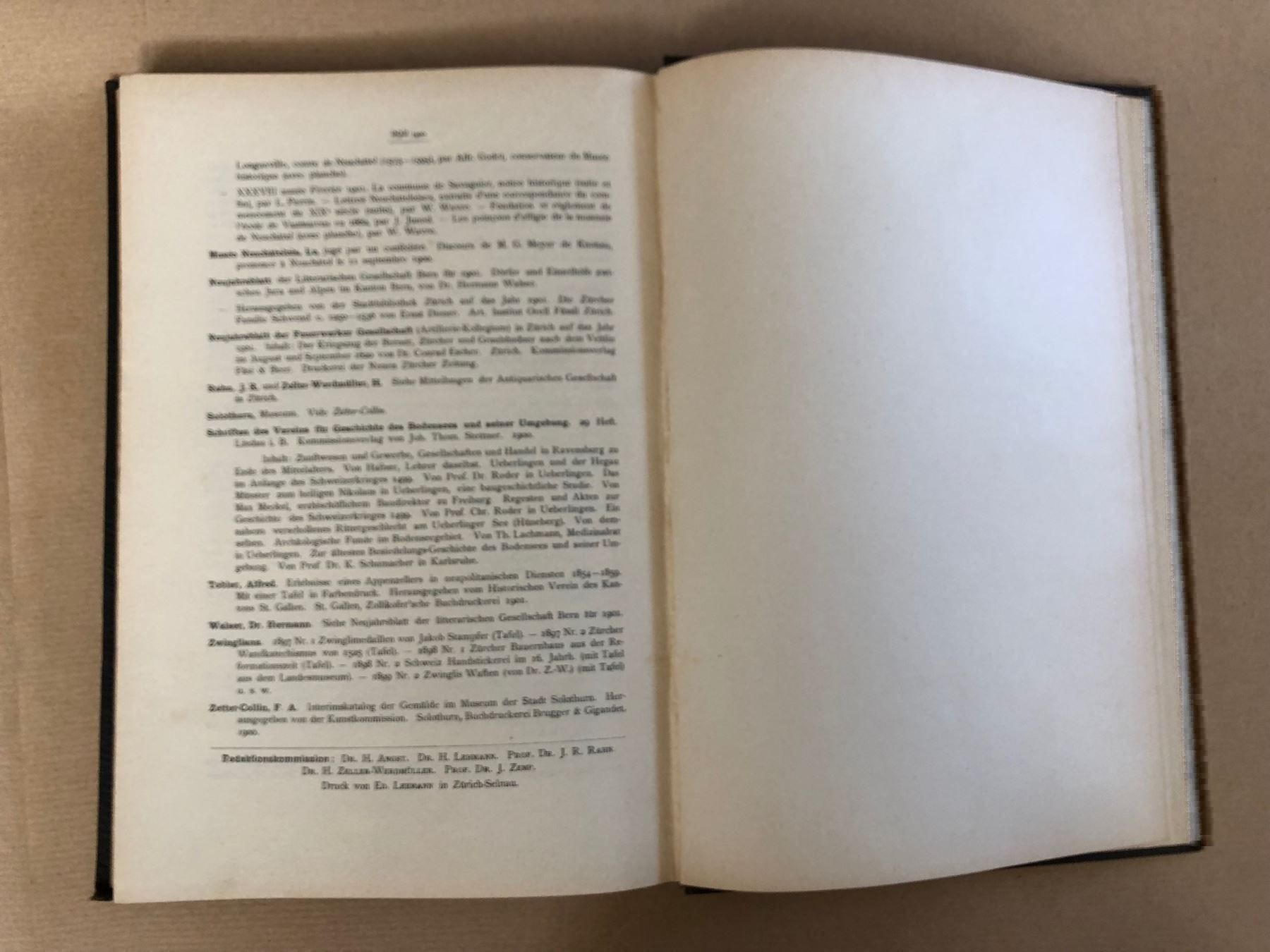 Riviste & Magazine: Anzeiger Schweiz. Altertumskunde 1900 – Usato da Zürich venduto da allp 9