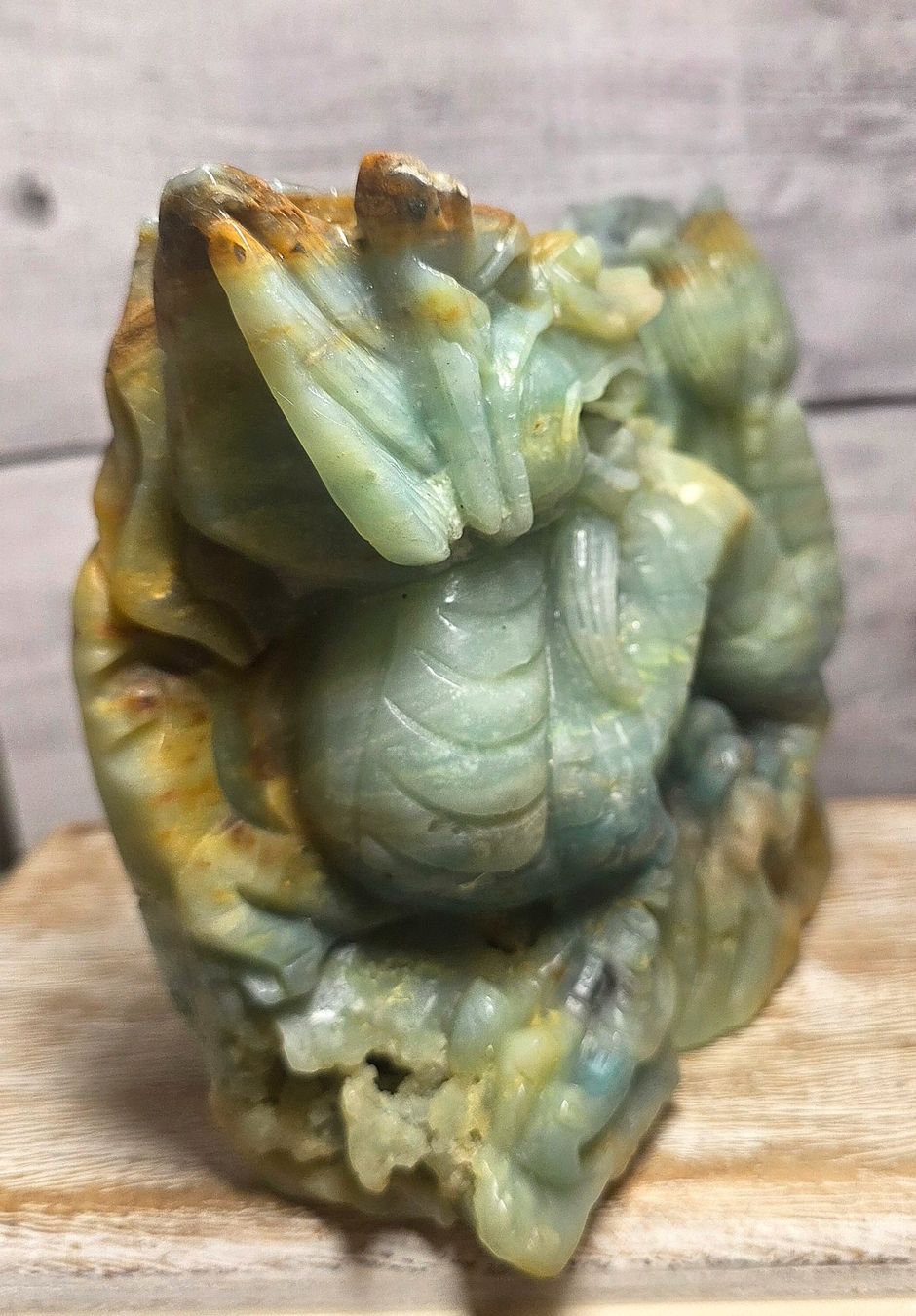 Minerali & Pietre curative: Amazonit Chinesischer Drache 2.1kg – Nuovo e nell'imballaggio originale da Matzingen venduto da Shay_Crystalz 1
