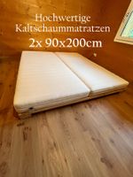 2x Neuwertige 90x200 cm Matratze von Rummel
