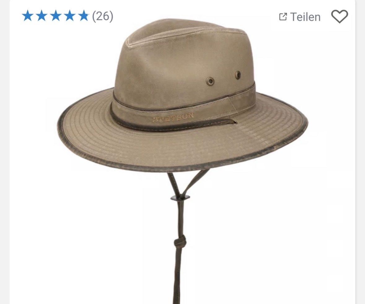 Stetson Hüte, Mützen & Caps: Hut | Safari | Stetson – Neu (gemäss Beschreibung) aus Horgen von onur_5