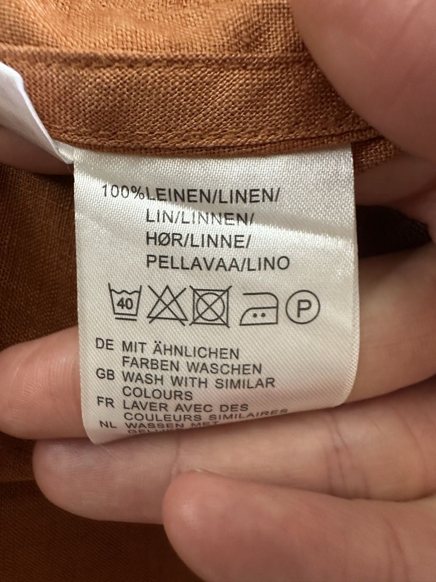 Peter Hahn Camicette: Blouse sans manche 100% Lin  Terracota  Peter Hahn Taille 48 – Usato da Châtelaine venduto da Alexandra.jankowski 4