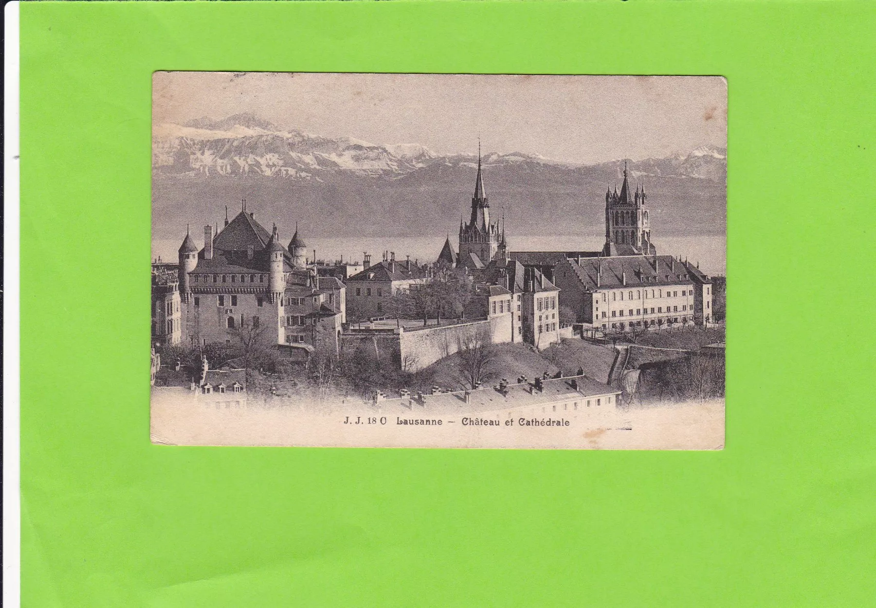 Ansichtskarten: Lausanne-Château – Gebraucht aus St. Peterzell von neckertal