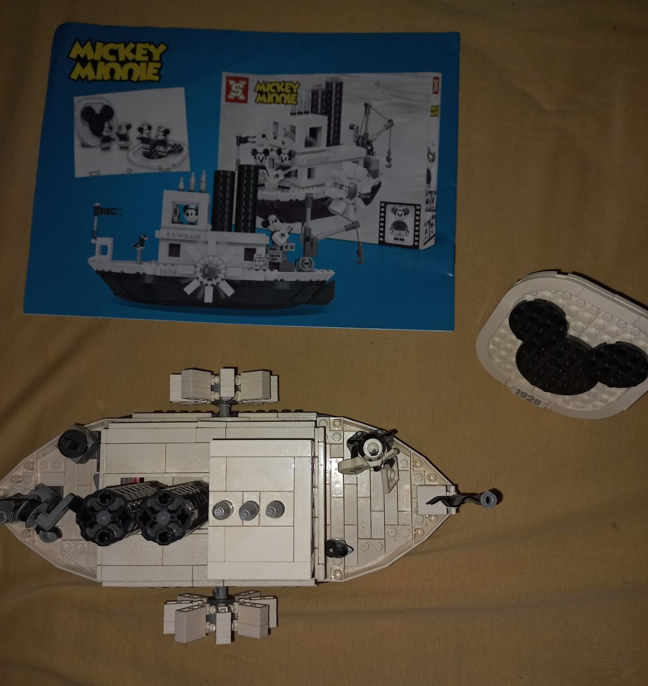Kit di costruzioni: Mickey Mouse 1928 S.S. Willie – Usato da Yverdon-les-Bains venduto da mulderjack 2