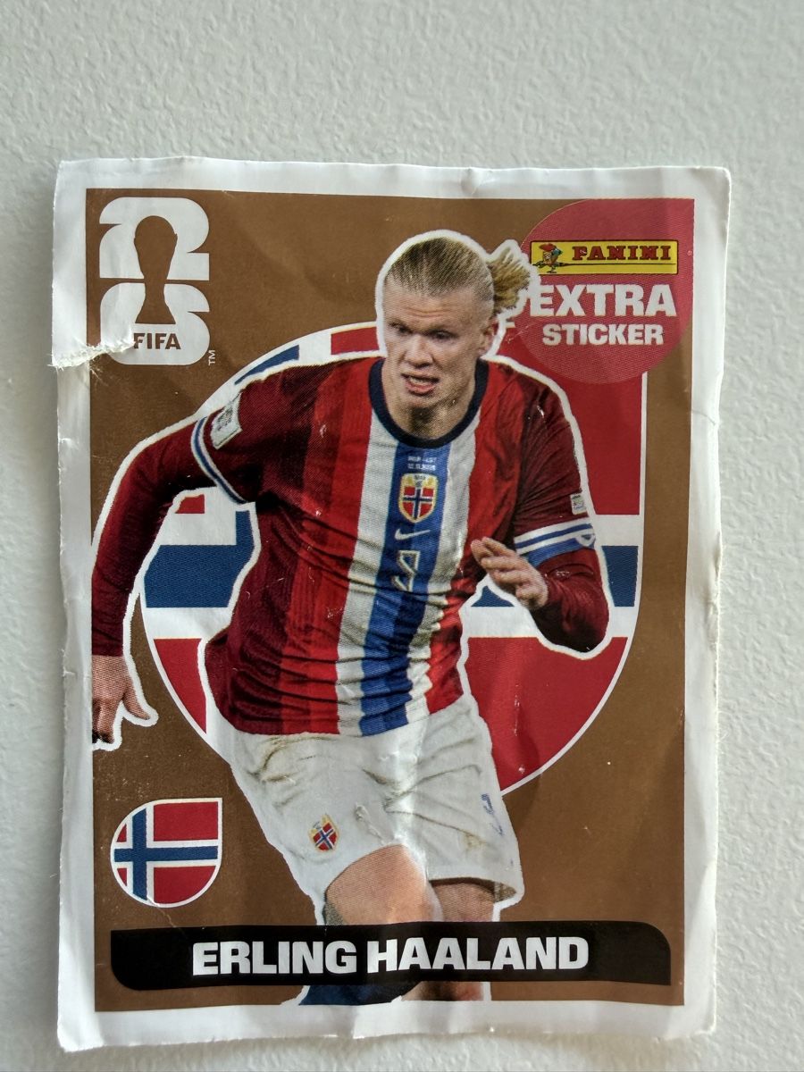 Aufkleber: Haaland extra sticker Bronze – Gebraucht aus Zofingen von philippe_kaufmann