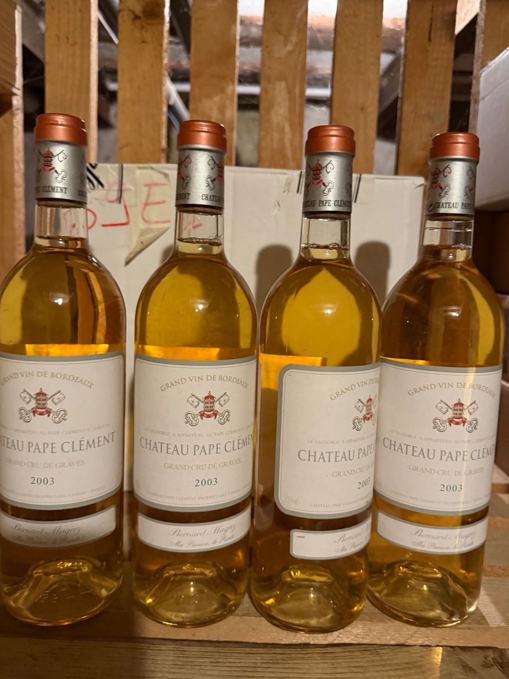 Vino: Château PAPE-CLEMENT blanc 2003 Pessac-Léognan – Nuovo (secondo la descrizione) da Roche VD venduto da avediscipule 6