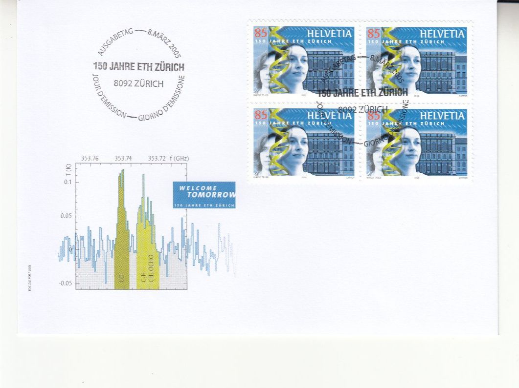 Tutti i francobolli: SBK 1151 im 4er-Block FDC – Usato da Bürglen TG venduto da StampGraf